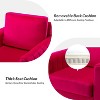 Iapygia Contemporary Tufted Wooden Upholstered Club Chair with Metal Legs for Bedroom and Living Room Club Chair| ART OF LIVING DESIGNS - 4 of 4