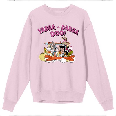 Bioworld Kirby Happy Big Face Long Sleeve Cradle Pink Felpa con