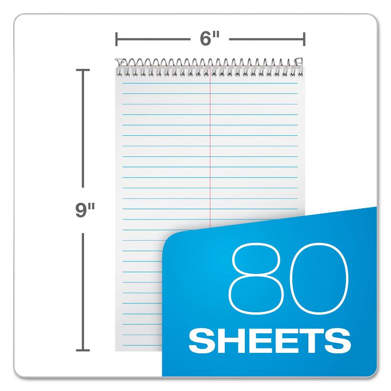 Ampad Recycled Steno Book Gregg 6 x 9 White 80 Sheets 25774, 2 of 6