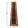 Masada Rugs Cowboy Runner Area Rug Design L 375 (2 Feet 4 Inch X 10 Feet 9 Inch) Runner - 3 of 4