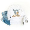 Simply Sage Market Women's Happy Hanukkah Distressed Long Sleeve Graphic Tee - 3 of 4