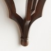 Plum & Post 3.75" x 7.75" Bennett Mango Wood Antique Brown Finish Small Decorative Wall Bracket Floating Shelf - 4 of 4