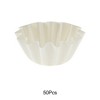 Unique Bargains Large Pleated Style Disposable Baking Cups Cardstock PET Coating 1.77"x1.18" 50 Pcs - 4 of 4