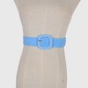 Anna-Kaci Elegant Straw Belt with Matching Woven Buckle - 3 of 4