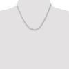 Black Bow Jewelry 3mm, Sterling Silver, Flat Anchor Chain Necklace - 2 of 4