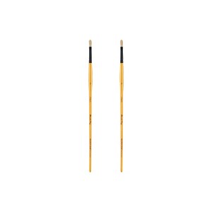 Mimik Hog Professional Synthetic Hog Bristle Paint Brush- Versatile Alternative to Natural Hog Hair Paint Brushes for Oil Painting, Acrylics, Inks, - 1 of 4