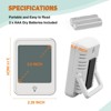 EAGLE PEAK Digital Hygrometer Indoor Thermometer Humidity Gauge with Temperature Humidity Monitor - 2 of 4
