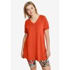 ellos Women's Plus Size V-Neck A-Line Tunic - image 4 of 4