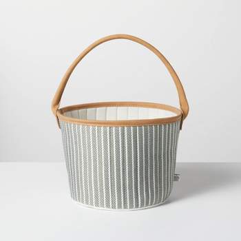 16 x 9 x 6 Woven Twisted Paper Rope Media Basket Gray - Brightroom™