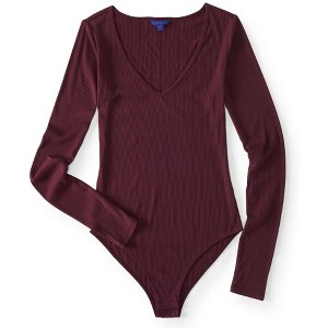 Aeropostale Womens Ribbed Bodysuit Jumpsuit - 1 of 1