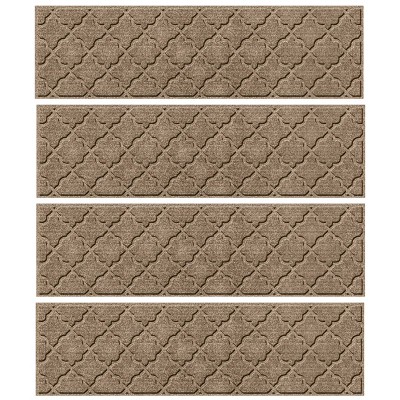 WaterHog 8.5"x30" Set of 4 Cordova Indoor/Outdoor Stair Treads Door Mats