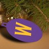 Williams College Primary Logo Aluminum Holiday Christmas Tree Ornament  3.0" (7.6 cm) x 3.37" (8.6 cm) - 4 of 4
