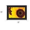 HomeRoots Sunflower Portrait Black Framed Print Wall Art - 3 of 4