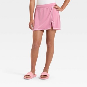 Girls' Everyday Soft Piped Skort - All In Motion™ - 1 of 3