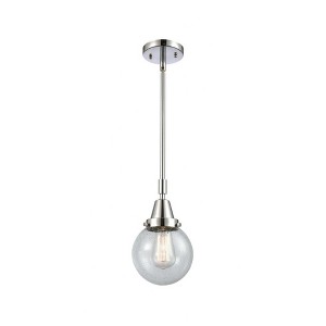 Beacon - 1 Light Stem Hung Mini Pendant In Industrial Style-10.63 Inches Tall and 6 Inches Wide - 1 of 1