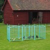 LAOTIES 32" Metal Dog Playpen,8-Panel Foldable Pet Fence with Door,Indoor And Outdoor Exercise Pen for Small,Medium And Large Dogs - 3 of 4