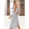 Women's Fitted Short Sleeve Dress - LASCANA - 3 of 4