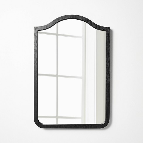 Matte Black Irregular Mirror - 21Wx36H by NBF Signature Series