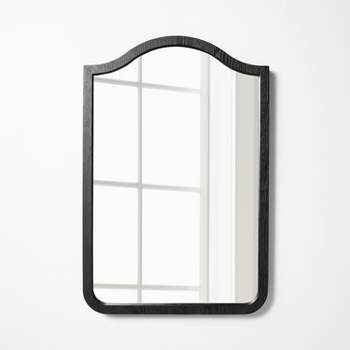 20" x 30" Shield Wall FSC Ash Wood Mirror Black - Threshold™ designed with Studio McGee