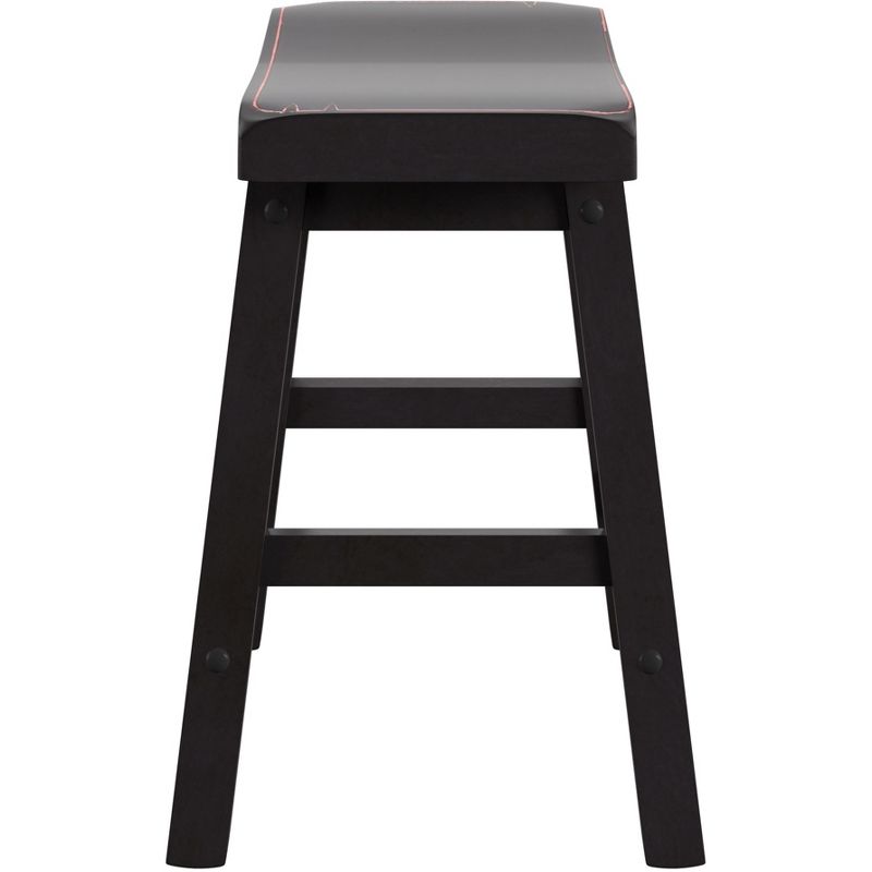 Set of 2 29" Watkins Saddle Seat Backless Counter Height Barstools - Inspire Q, 5 of 9