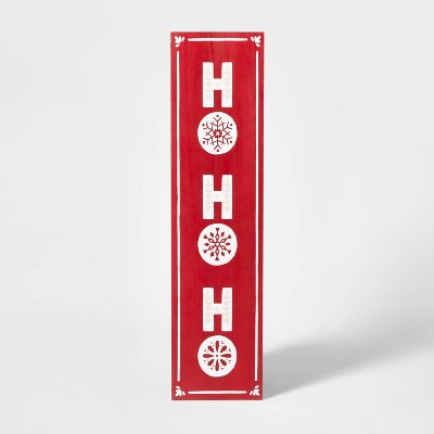 47" Reversible 'HoHoHo/Warm Winter Wishes' Nordic Porch Sign - Wondershop™