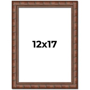PosterPalooza | 12x17 Modern Bamboo Picture Frame, UV Acrylic, 5 Finishes - 1 of 4