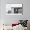 Amanti Art Barn Horse in Snow by Emiko and Mark Franzen F2 Images Canvas Art Framed - 4 of 4