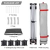10x10 Pop-up Canopy，Patio Tent，Patented One Push Tent for Outdoor Events Commercial Instant Canopies，Canopy Wind Tunnel Design，with Wheeled Bag - 3 of 4