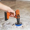 Racxily 3Pcs/Set Drill Brush Power Scrubber Cleaning Brush for Car Carpet Wall Tile Tub Cleaner Combo - 3 of 4