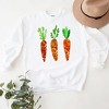 Simply Sage Market Women's Graphic Sweatshirt Sequins Carrots  - S - White - 3 of 3