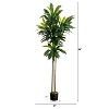 HomeStock  7 ft. Artificial Dracaena Tree in Pot for Indoor/Outdoor - 2 of 4