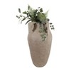 Rustic Handcrafted Boho Ceramic Vase with Handles - Perfect Home Accent for Living Room Decor, Bedroom, Office, and Room Display - 3 of 4