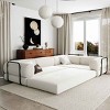 L-Shaped Modular Sofa, Sofa Bed for Living Rooms and Apartments, Upholstered Couch with Foam Filling and Corduroy Cushions-Coolbibila - 2 of 4