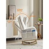 35.43"Modern Accent Rocking Chair Rocking Chair - 2 of 4
