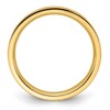 Black Bow Jewelry 2.5mm 14K White or Yellow Gold Flat Comfort Fit Band - 2 of 4