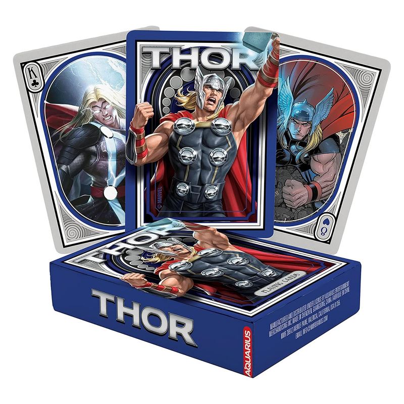 Aquarius Puzzles Marvel Thor Playing Cards, 1 of 5