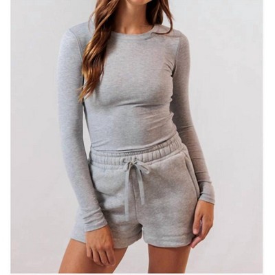 Women's Essential Ribbed Long Sleeve - apres