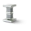Passion Furniture Decor 21 in. H Silver Pedestal - 2 of 4