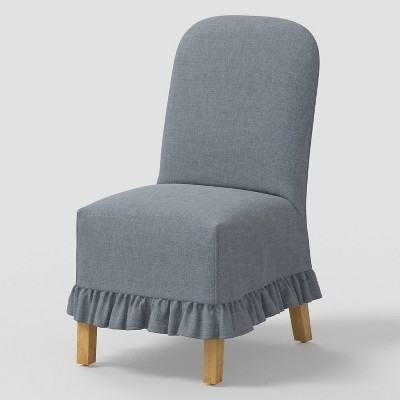 Replacement Ruffled Slipcover Only for Rounded Back Dining Chair - Threshold™