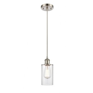 Clymer - 1 Light Cord Hung Mini Pendant In Art Deco Style-10 Inches Tall and 3.88 Inches Wide - 1 of 1