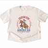 Simply Sage Market Howdy American Cowgirl Club Heavyweight Tee - 2 of 4