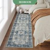 Runners for Hallways, Washable Rug Runner for Entryway, Non Slip Kitchen Rug, Vintage Accent Carpet for Bedroom Bedside Laundry Dining - 3 of 4