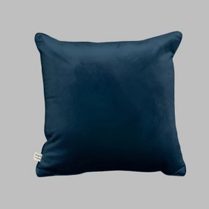Cushion F+H Velvet Plain Teal - 1 of 1