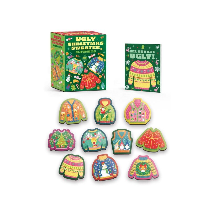 Ugly Christmas Sweater Magnets - (Rp Minis) by  Jessie Oleson Moore (Paperback), 1 of 2