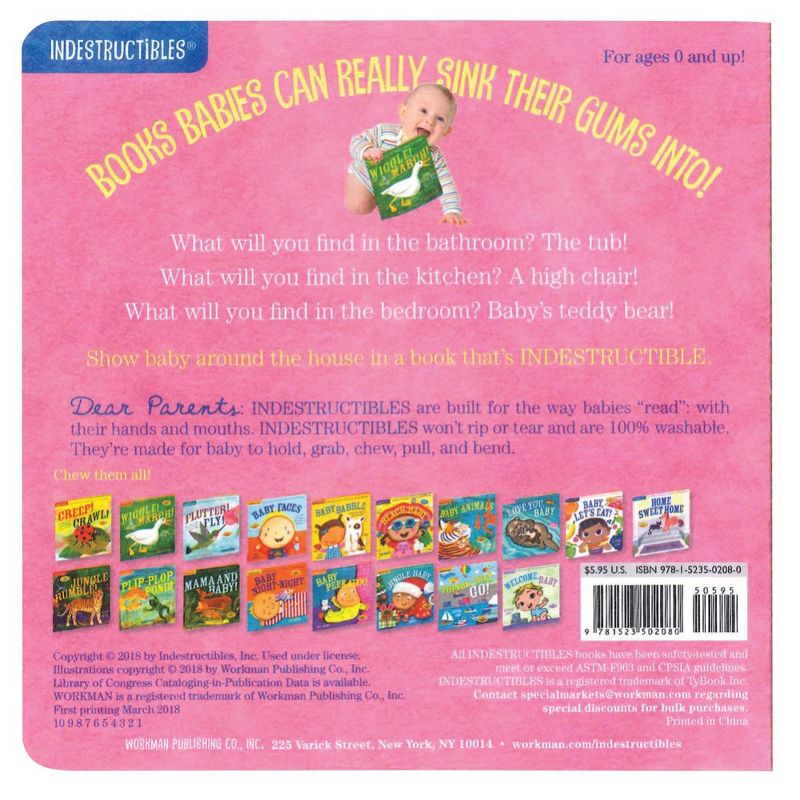 Indestructibles Basic Word Book Set for Infant and Toddlers - Set of 6, 4 of 7