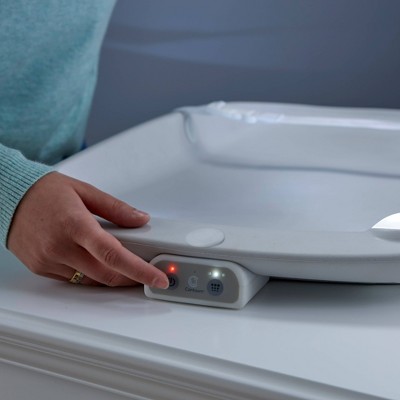Gray Motion Sensing Light-Up Waterproof Changing Pad
