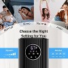 R.W.FLAME 35-inch Bladeless Tower Fan, Portable Quiet Oscillating Fan with Remote, 3 Speeds, 12H Timer, for Bedroom & Office - 4 of 4