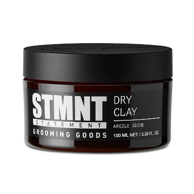 STMNT Grooming Goods Dry Clay (3.38 oz) Statement Extra Matte Finish | Super Strong Hair Control | Easy to Wash Out