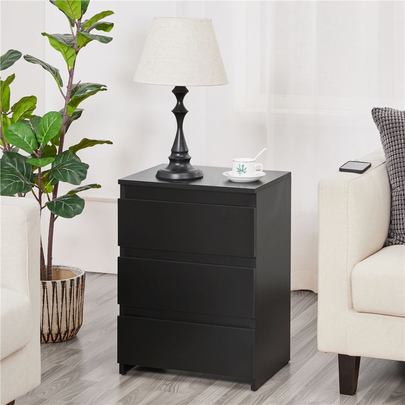 Yaheetech 3-Drawer End Table Nightstand for Bedroom, Living Room, Home Office, 2 of 7