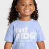 Grayson Mini Toddler Girls' Surf Rider Oversized T-Shirt - Blue - 2 of 4